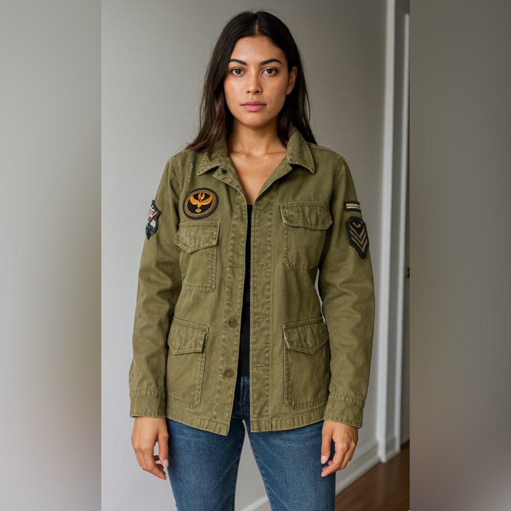 G by Guess‎ Military Style Jacket Size XS- B2